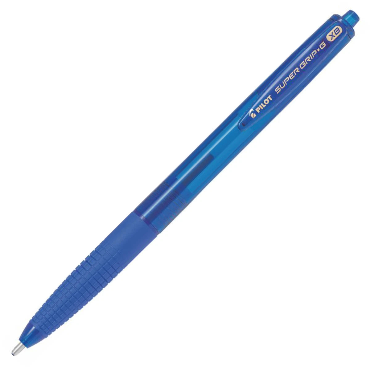 Pilot Super Grip G Retractable Ballpoint Pen – Extra Broad 1.2mm (Black & Blue)