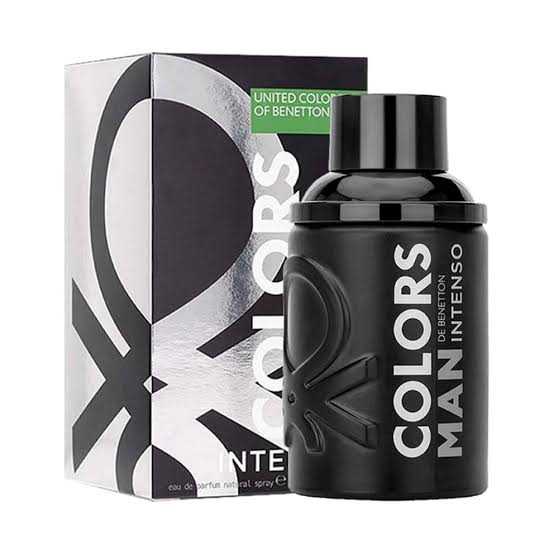 Benetton Colors Black Intenso EDP 100ml – Men's Fragrance