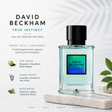 David Beckham True Instinct EDP 75ml, men's fragrance bottle