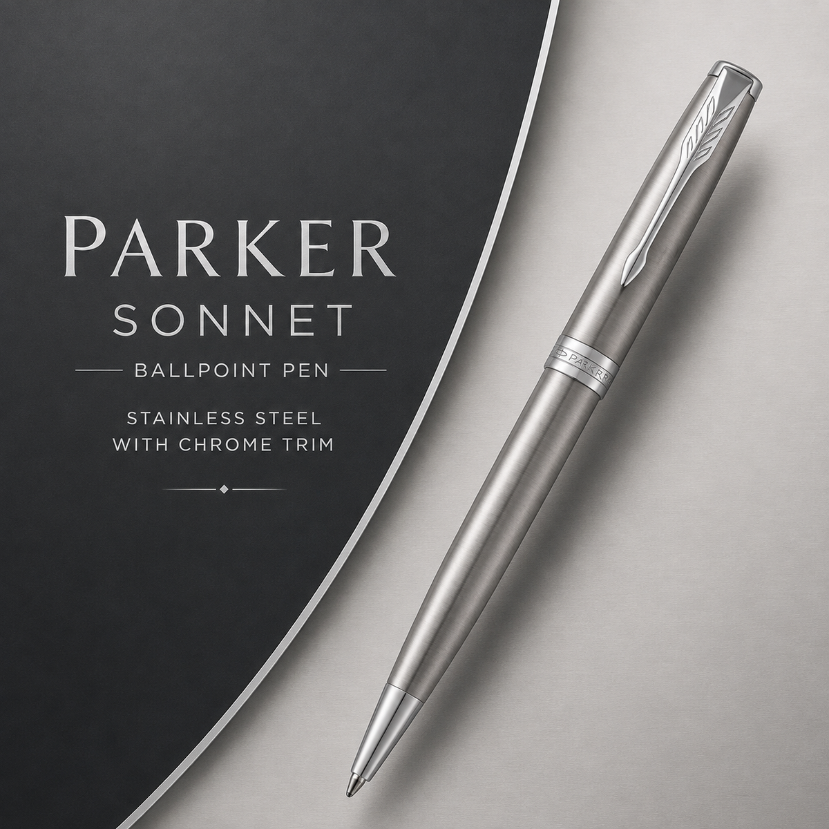 Parker Sonnet Stainless Steel CT Ballpoint Pen