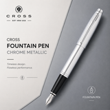 Cross Fountain Pen | Chrome Metallic | AT0116-1MS
