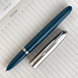 Parker 51 Rebirth Fountain Pen – Midnight Blue with Chrome Trim | Premium Fountain Pen