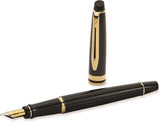 Waterman Expert Black GT Fountain Pen – Premium Writing Instrument