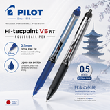 Pilot Hi-Tecpoint V5 RT Rollerball Pen 0.5mm – Blue & Black