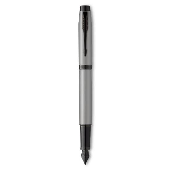 Parker IM Fountain Pen – Matte Grey with Black Trim