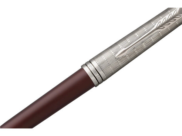 Parker Premier Custom Ballpoint Pen – Crimson Red (Medium Point)