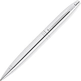 Cross Calais Ballpoint Pen – Polished Chrome, Blue Ink