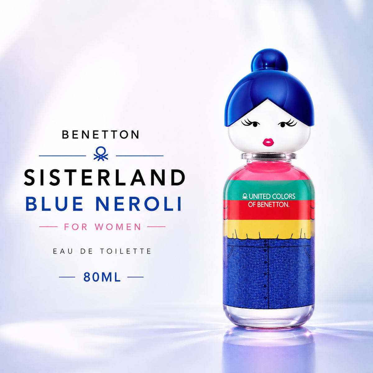 Benetton Sisterland Blue Neroli For Women Edt 80Ml