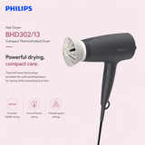 Philips Hair Dryer BHD302/13 – Compact ThermoProtect Dryer
