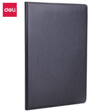 Deli E7902 Hard Leather Cover 32K Notebook – 80 Sheets