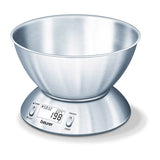 Beurer KS 54 Stainless Steel Kitchen Scale with Bowl
