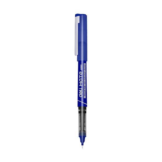 Deli Think Q200 Rollerball Pen – 0.5mm (Blue & Black Ink)