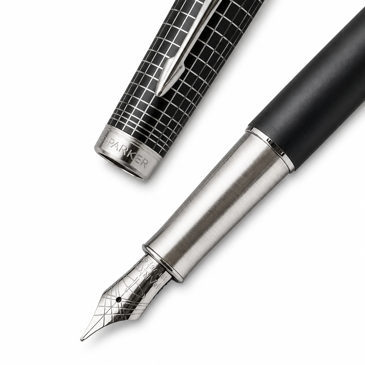 Parker Sonnet Great Expectations Special Edition Contort Black Ciselé CT Fountain Pen – 18K Gold Nib