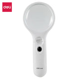 Deli E9099 LED Magnifier – 3X & 11X Illuminated Handheld Magnifying Glass