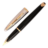 Waterman Carène Black Deluxe GT Fountain Pen | 18K Gold Nib