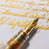Pelikan Classic M200 Fountain Pen | Golden Beryl | 24K Gold-Plated Nib
