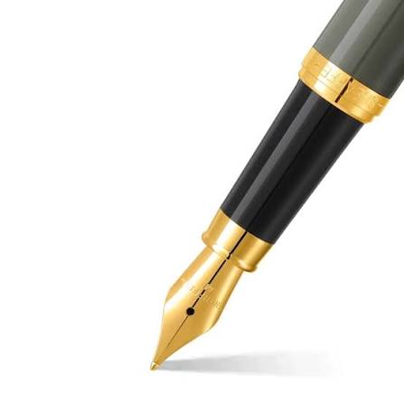 Sheaffer VFM Glossy Light Grey GT Fountain Pen – Medium Nib