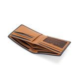 Cross Soft Grain Leather Bifold Wallet - Blue/Mocha, 8CC