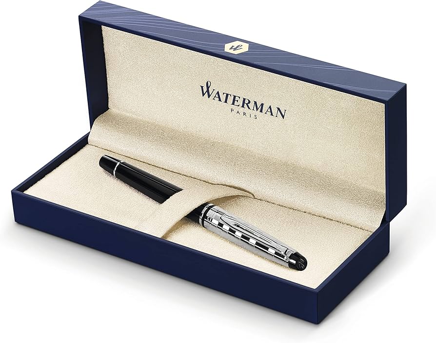 Waterman Expert Deluxe Black CT Fountain Pen – Premium Writing Instrument