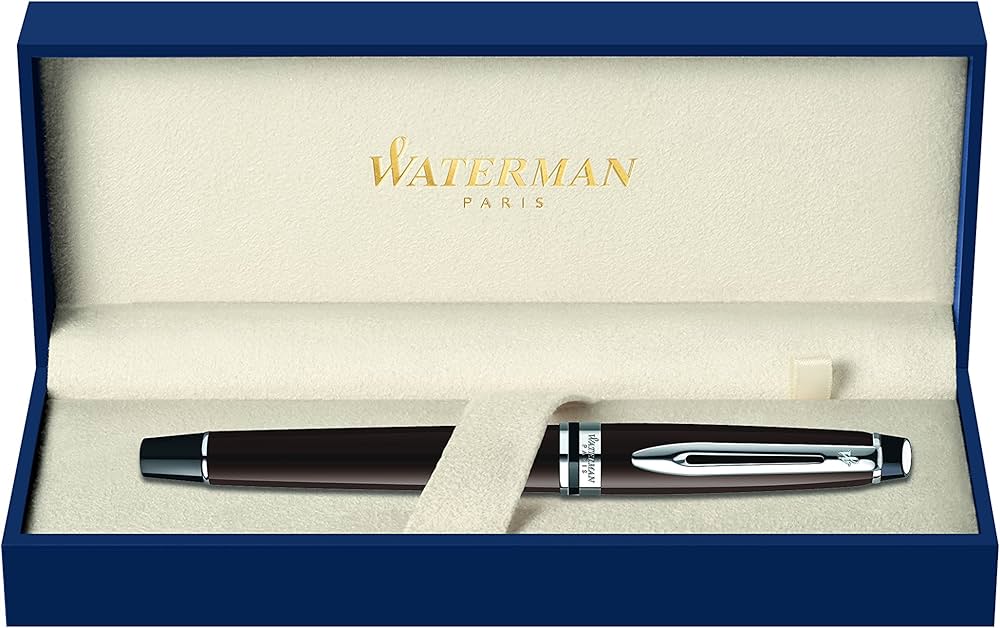 Waterman Expert Deep Brown CT Fountain Pen – Premium Writing Instrument