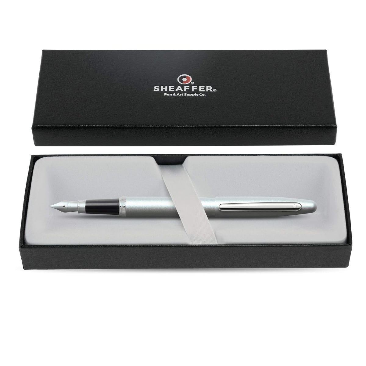 Sheaffer VFM 9400 Silver CT Fountain Pen – Medium Nib