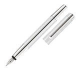 Pelikan Pura P40 Fountain Pen – Silver | Medium & Broad Nib