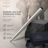 Parker Standard Stainless Steel Ballpoint Pen