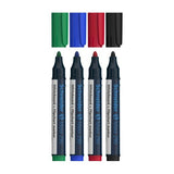 Schneider Maxx 290 Whiteboard & Flipchart Marker Set – 4 Colors | 2–3mm