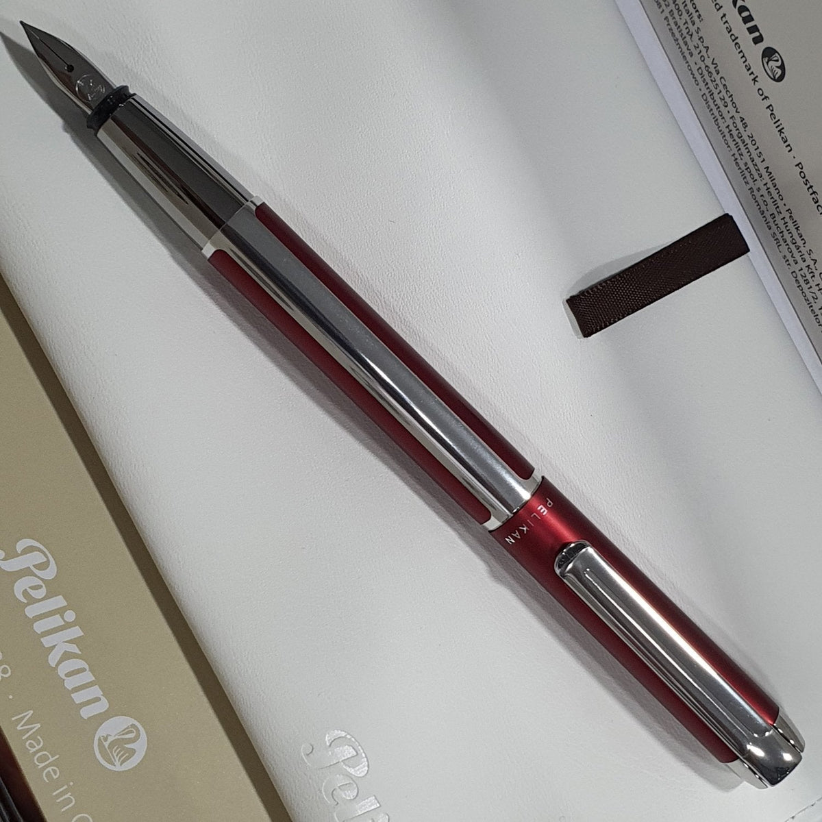 Pelikan Pura P40 Fountain Pen – Bordeaux