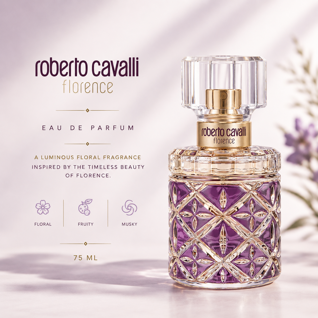 Roberto Cavalli Florence Eau de Parfum 75ml