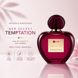 Antonio Banderas Her Secret Temptation EDT for Women – 80ml | Fresh Floral Fragrance