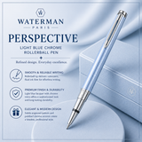 Waterman Perspective Azure Blue CT Rollerball Pen