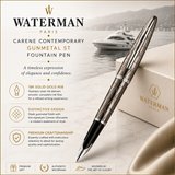 Waterman Carène Contemporary Gunmetal ST Fountain Pen