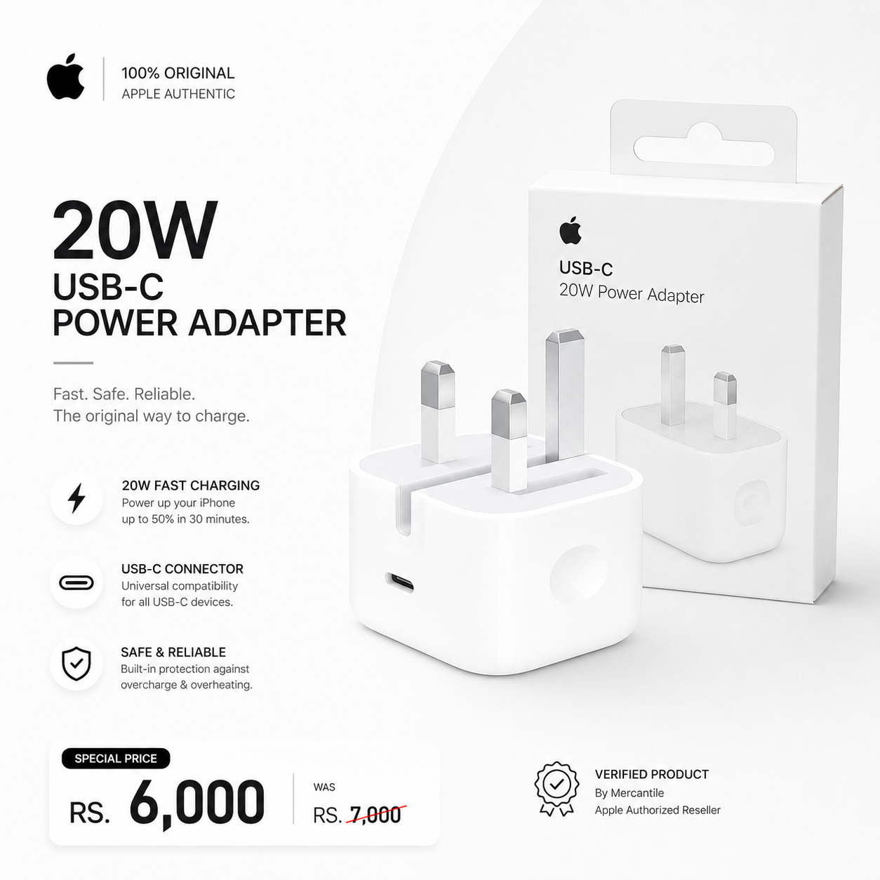Apple USB-C to USB-C Charge Cable (2m) – MacBook Fast Charging Cable