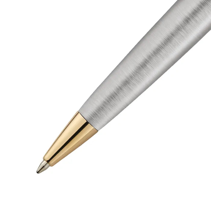 Waterman Expert Ballpoint Pen – Stainless Steel with Gold Trim
