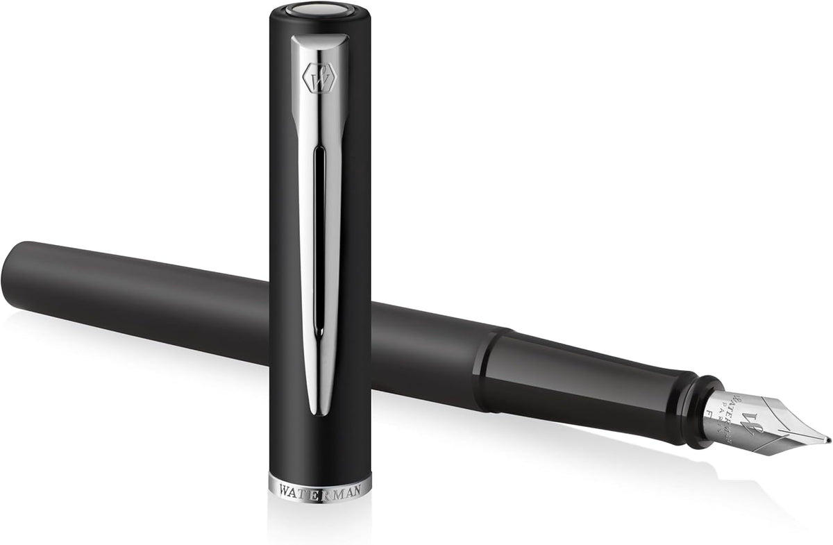 Waterman Allure Fountain Pen – Black Lacquer Fine Nib