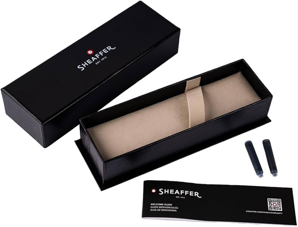 Sheaffer VFM Fountain Pen 9400 Silver with Chrome Plated Trim | Medium Nib