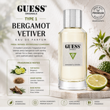 GUESS Originals Type 1 Bergamot Vetiver Eau de Parfum – 100ml