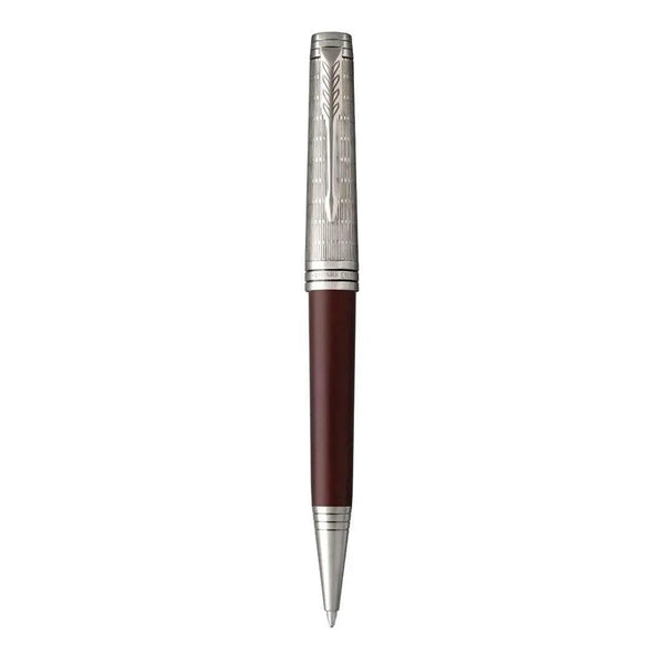 Parker Premier Custom Ballpoint Pen – Crimson Red (Medium Point)