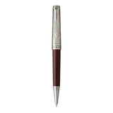 Parker Premier Custom Ballpoint Pen – Crimson Red (Medium Point)