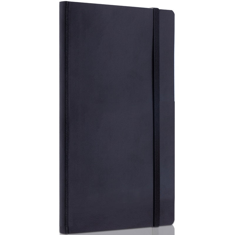 Deli E3347 Premium Hard Leather Cover 25K Notebook – 98 Sheets