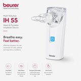 Beurer IH 55 Mesh Nebuliser | Silent & Portable Inhalation Device