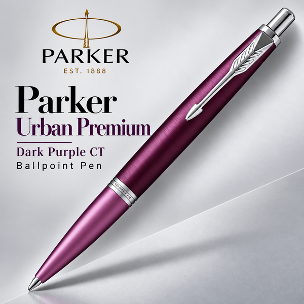 Parker Urban Premium Dark Purple CT Ballpoint Pen