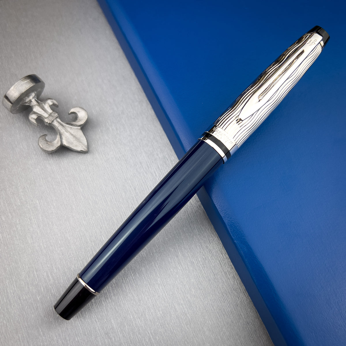 Waterman Expert Blue Obsession ST Fountain Pen – Premium Writing Instrument