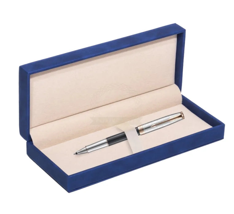 Parker Sonnet Grey Pink PGT 18K Strata Rollerball Pen
