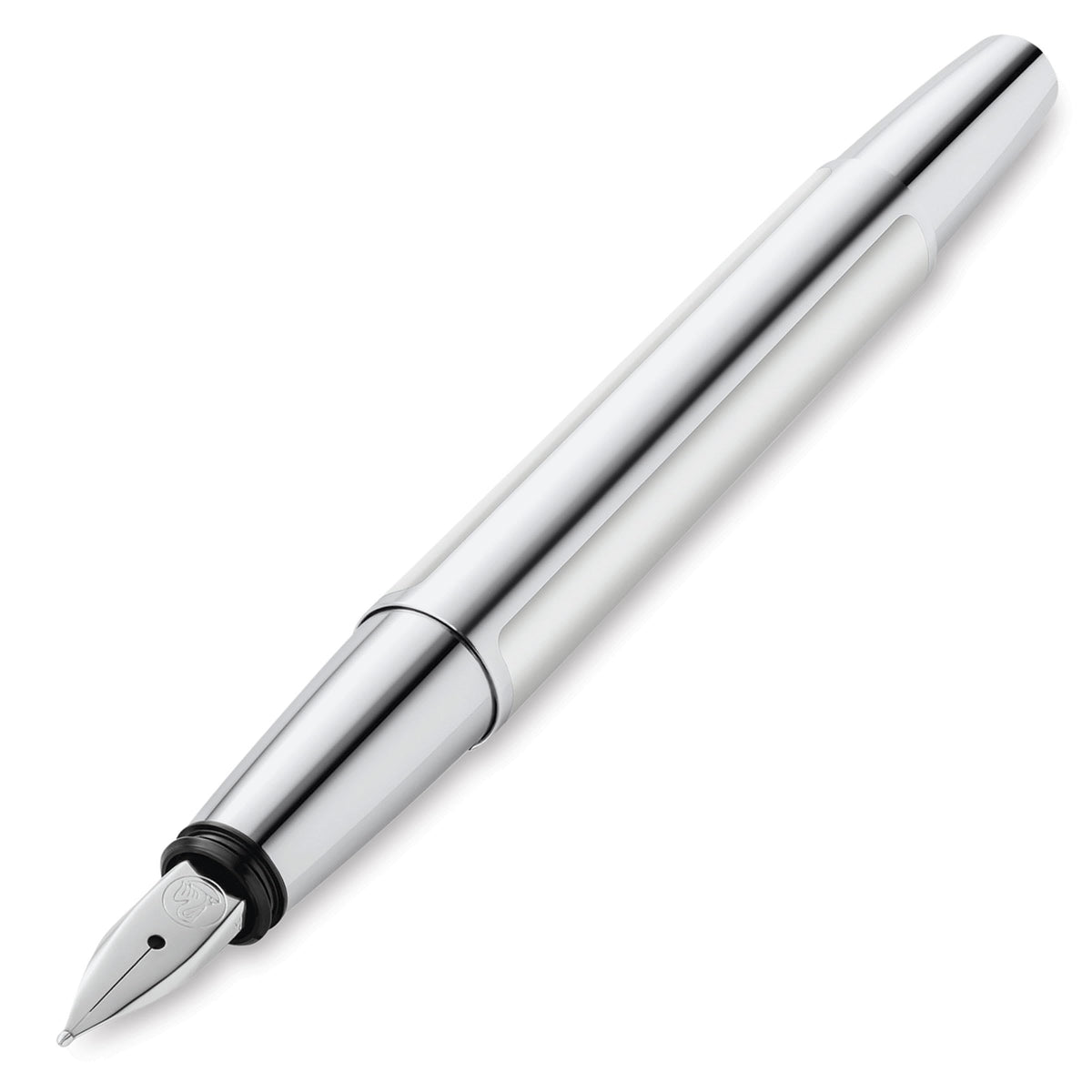 Pelikan Pura P40 Fountain Pen – Silver | Medium & Broad Nib
