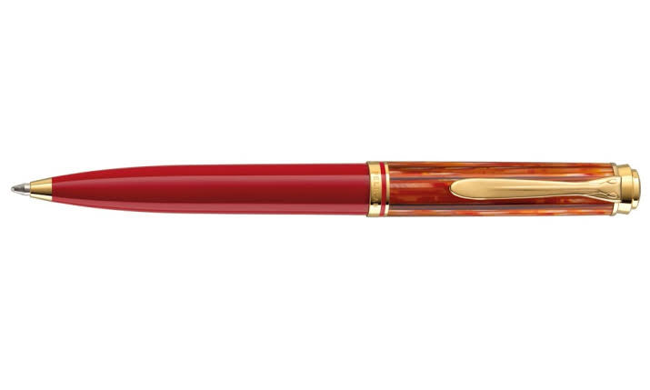Pelikan Souverän K600 Tortoiseshell-Red Special Edition Ballpoint Pen