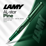 Lamy AL-star Pine Fountain Pen – Medium Nib