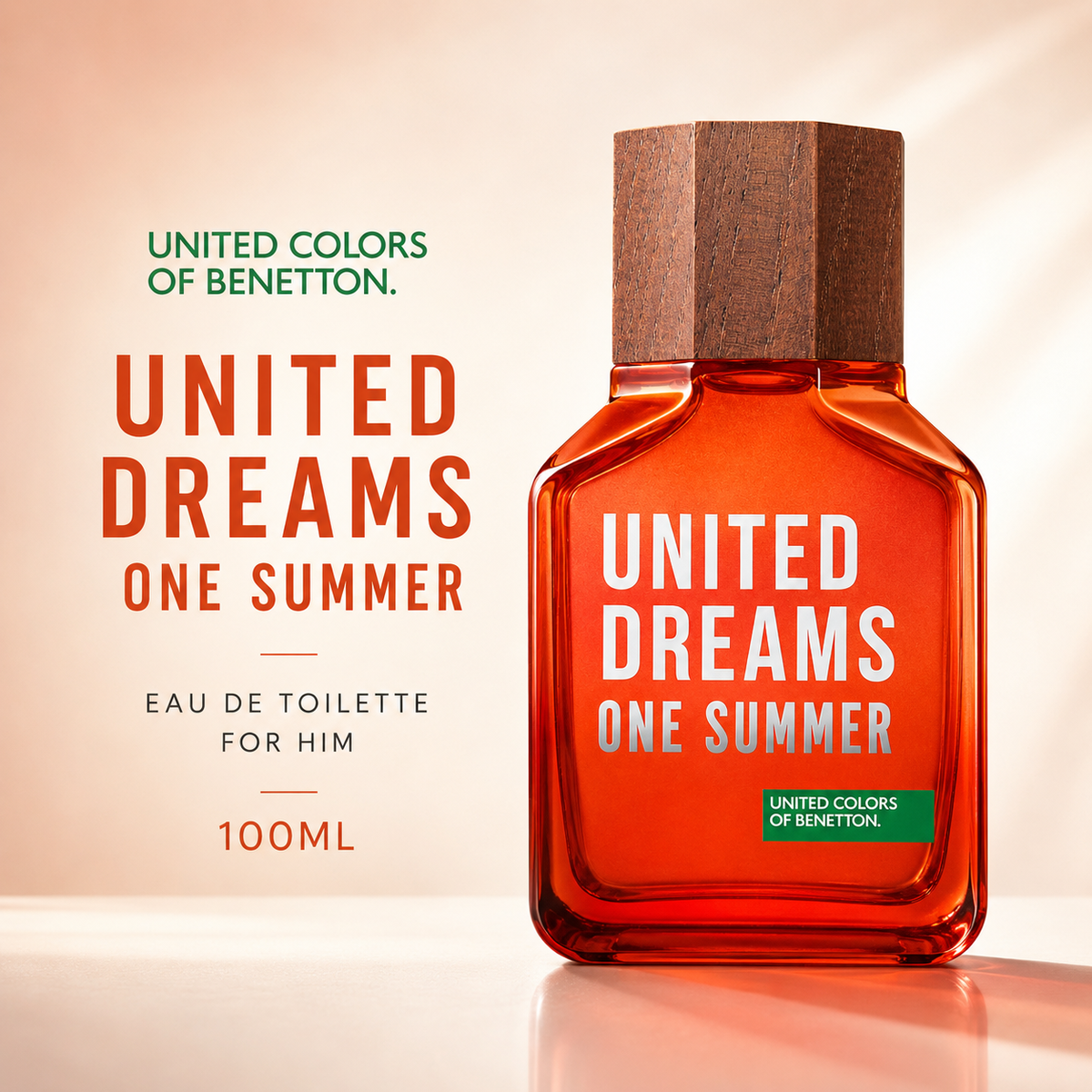 Benetton United Dreams One Summer for Him EDT 100ml – Men's Fragrance