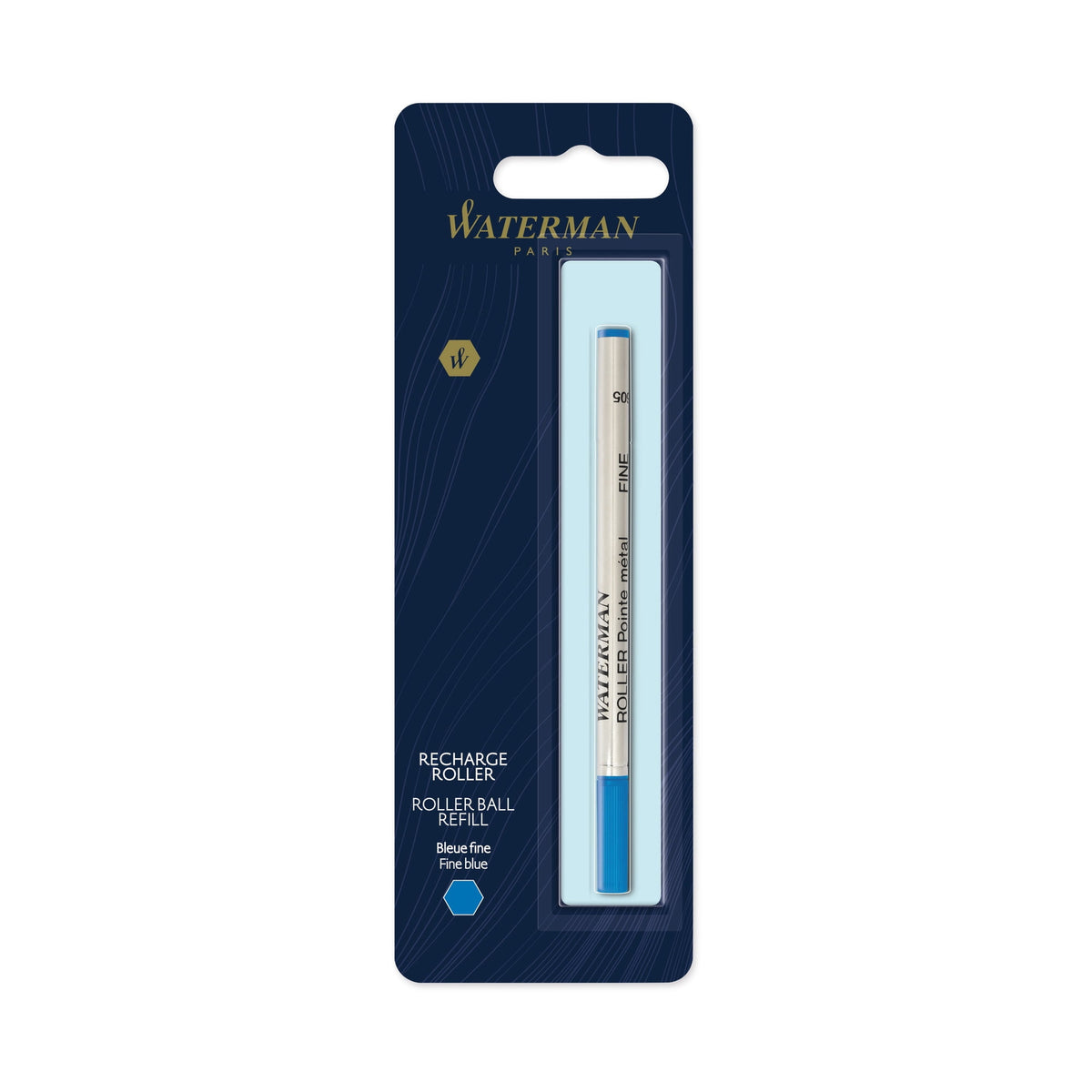 Waterman Rollerball Pen Refill – Fine Tip (Blue & Black)